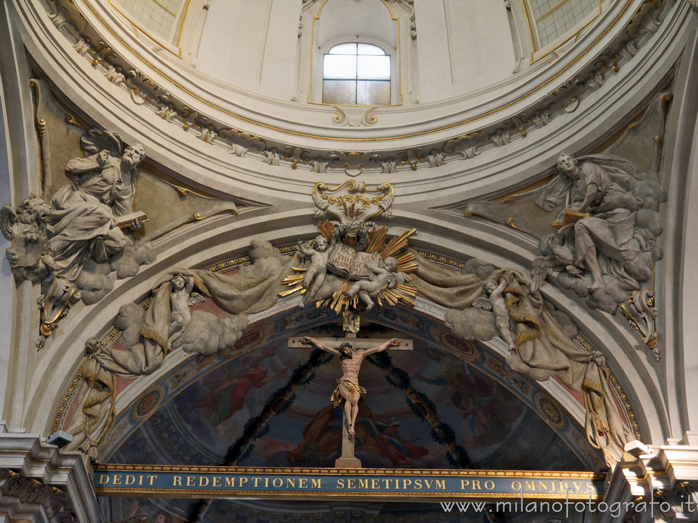 Milan (Italy) - Great arch of the presbytery of the Basilica of San Marco